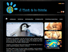 Tablet Screenshot of elmundodelosanimales.com